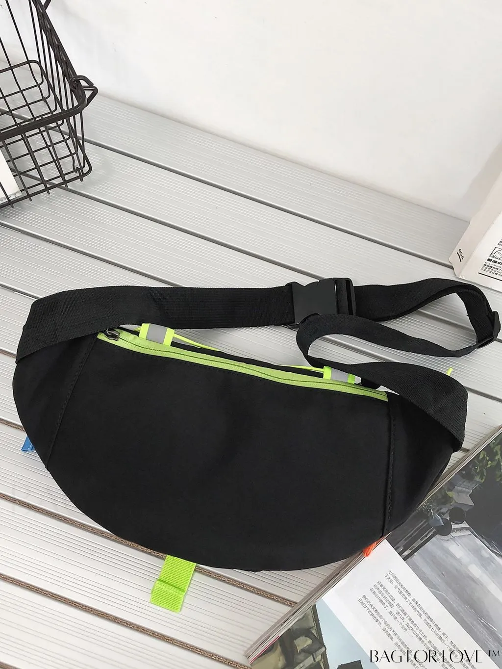 BagForLove - Premium Unisex Nylon Waist Bag with Multiple Colorblock Pockets