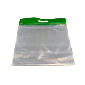 Bags of Bags Zipafile Storage Bags 25Pk Green