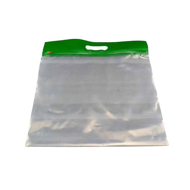 Bags of Bags Zipafile Storage Bags 25Pk Green