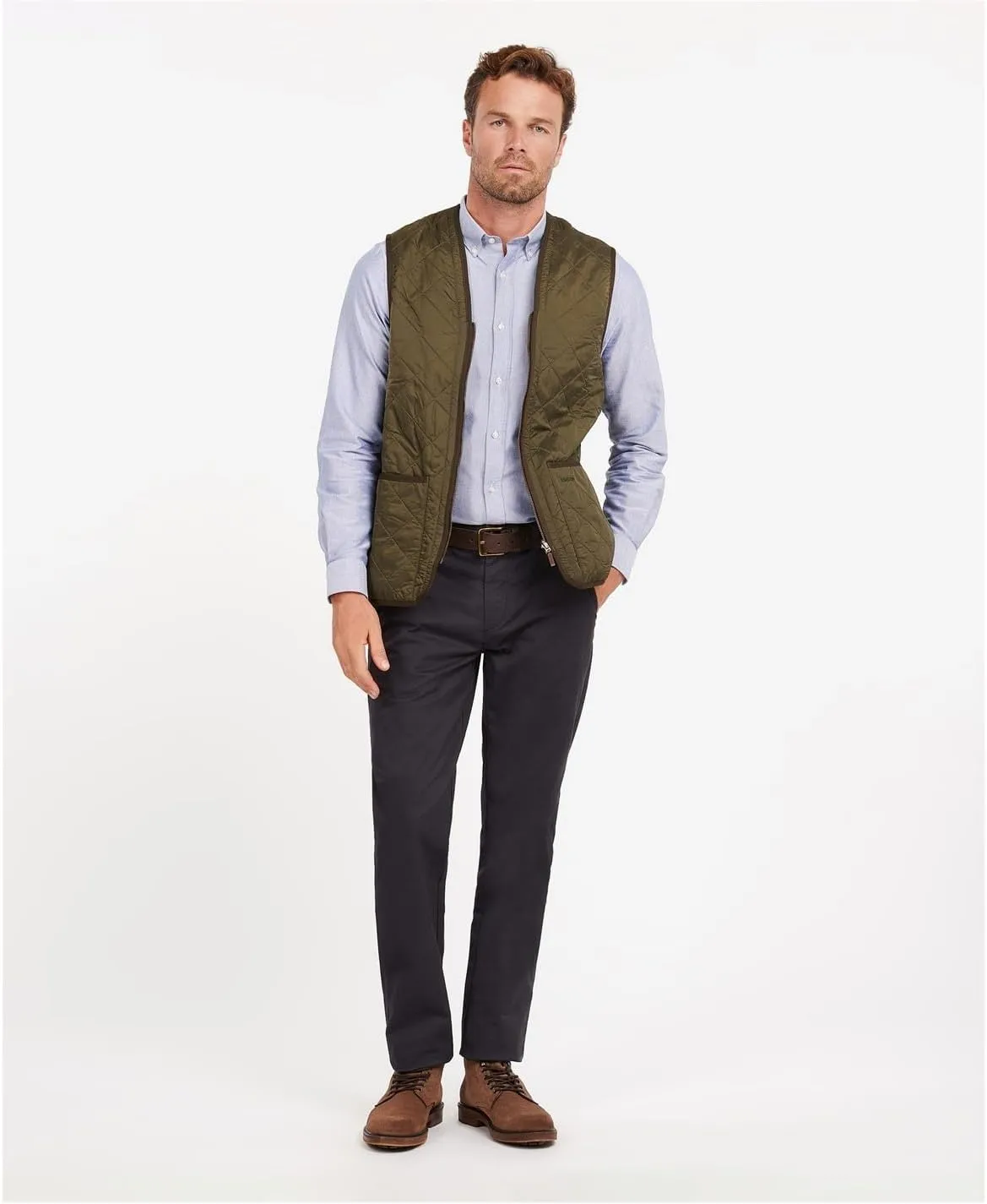 Barbour Men's Polarquilt Waistcoat/Zip-In Liner