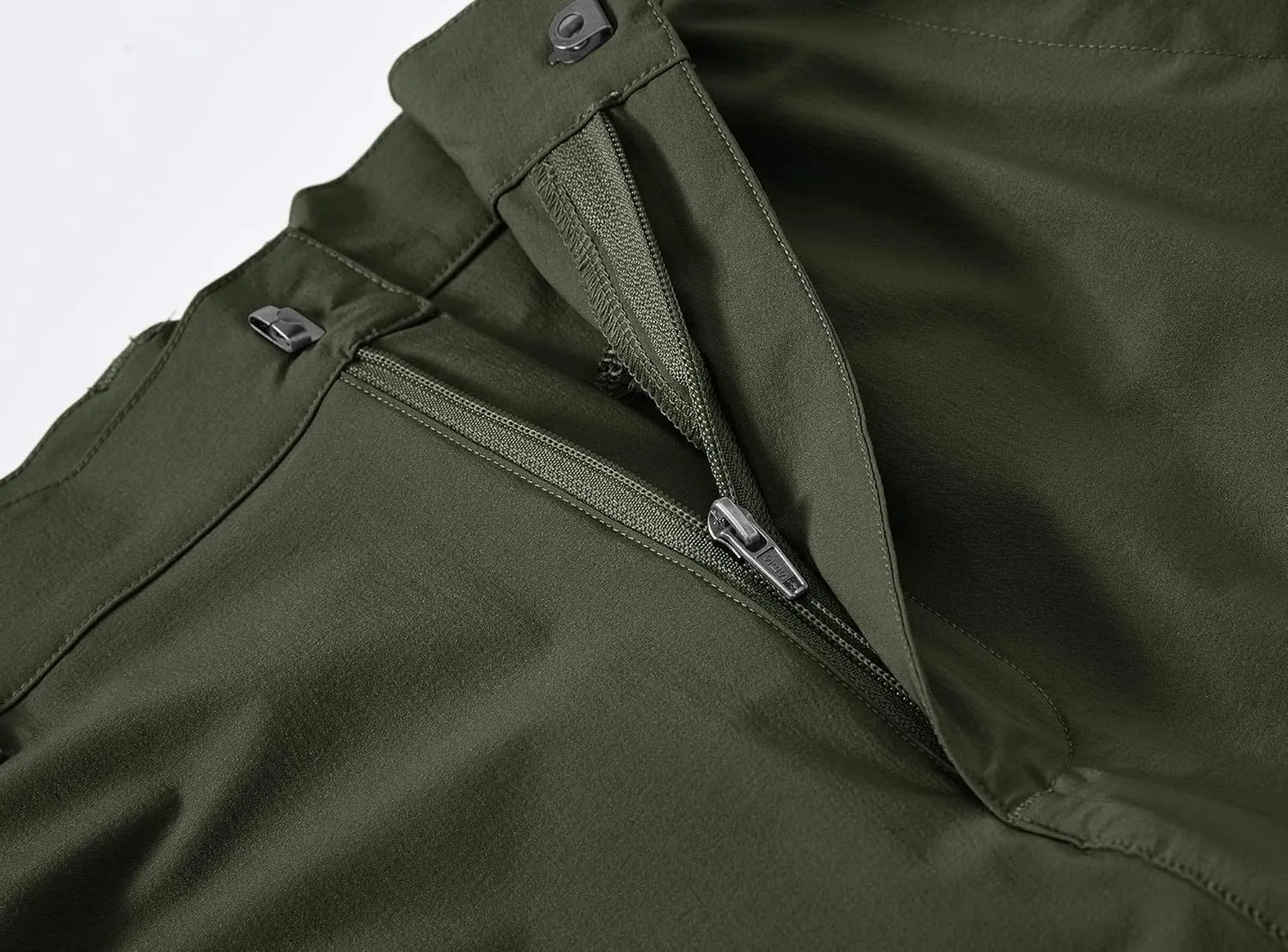 BASUDAM Men's Cargo Hiking Pants Quick Dry Lightweight Stretch Water Resistant Summer Outdoor Work Travel with Pockets