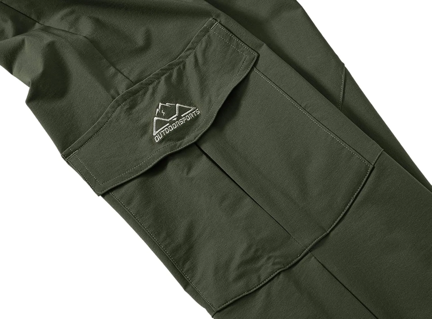 BASUDAM Men's Cargo Hiking Pants Quick Dry Lightweight Stretch Water Resistant Summer Outdoor Work Travel with Pockets
