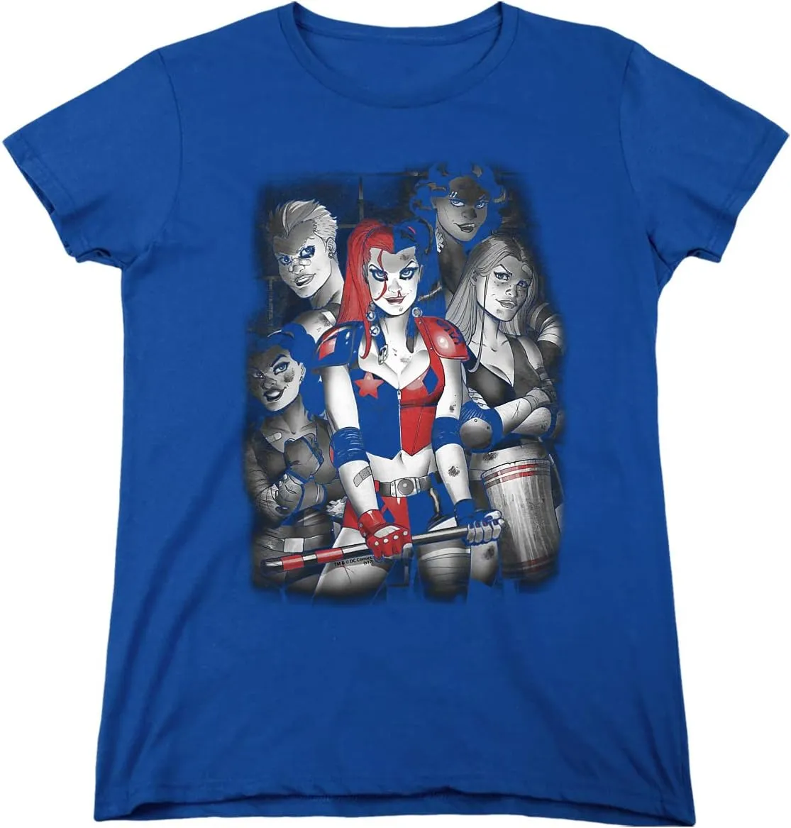 Batman Bad Gals Bw Women's T Shirt