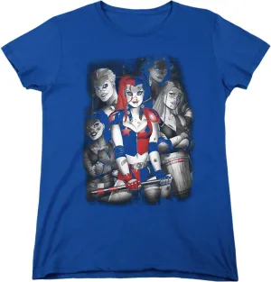 Batman Bad Gals Bw Women's T Shirt