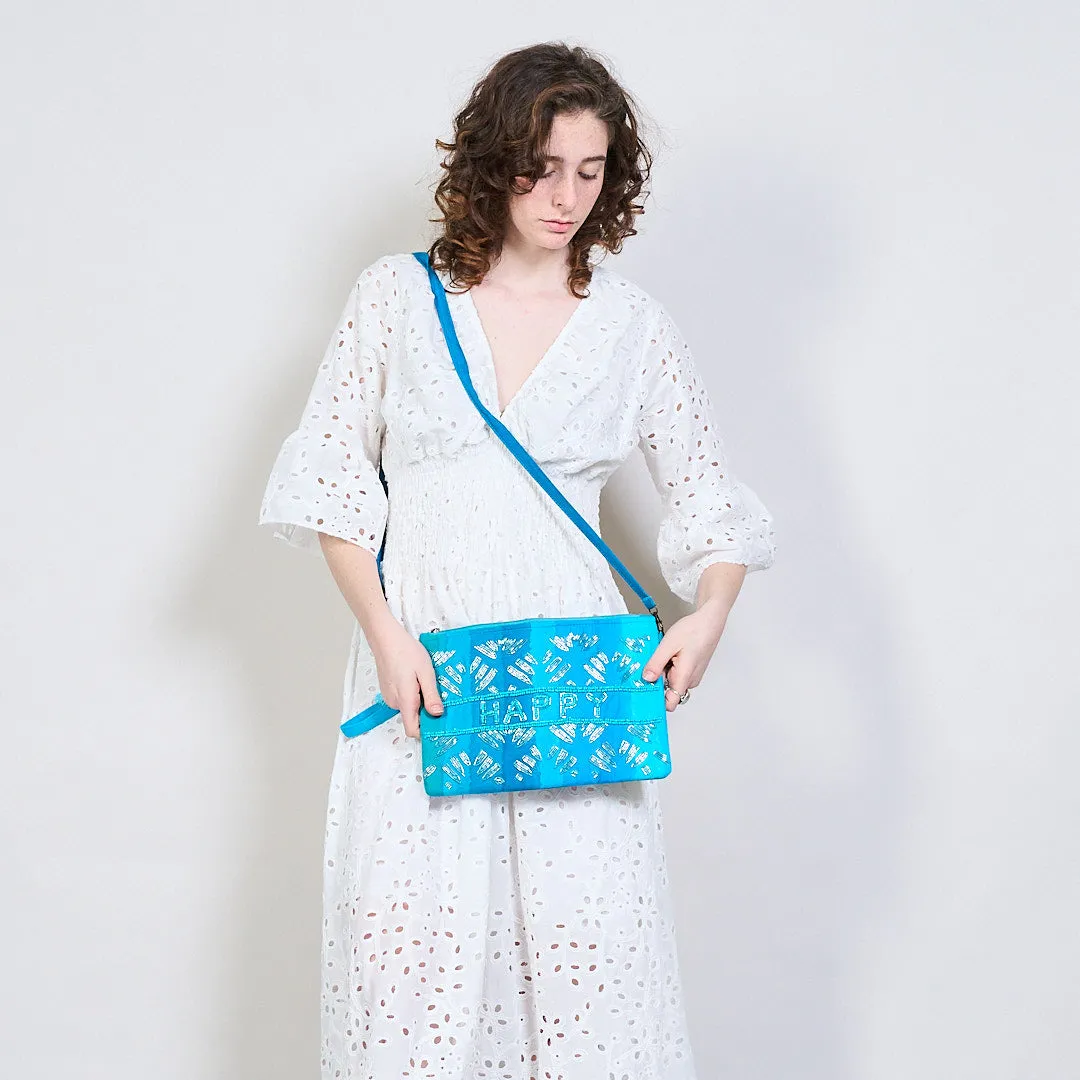 Beaded happy clutch wholesale