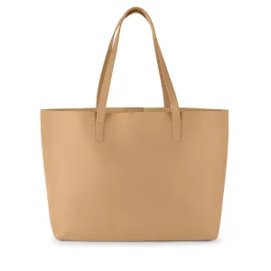 Belmont Structured Tote Tan