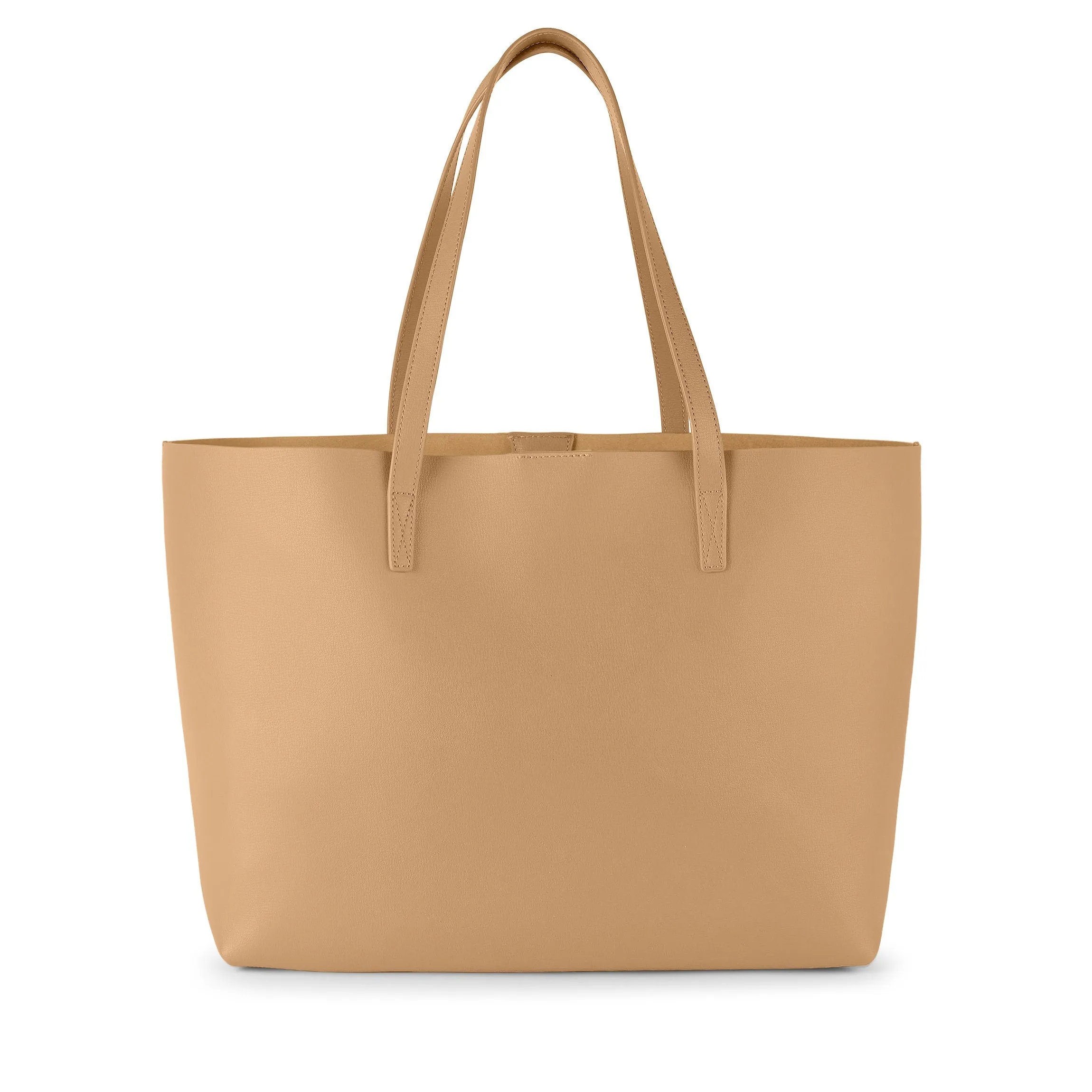 Belmont Structured Tote Tan