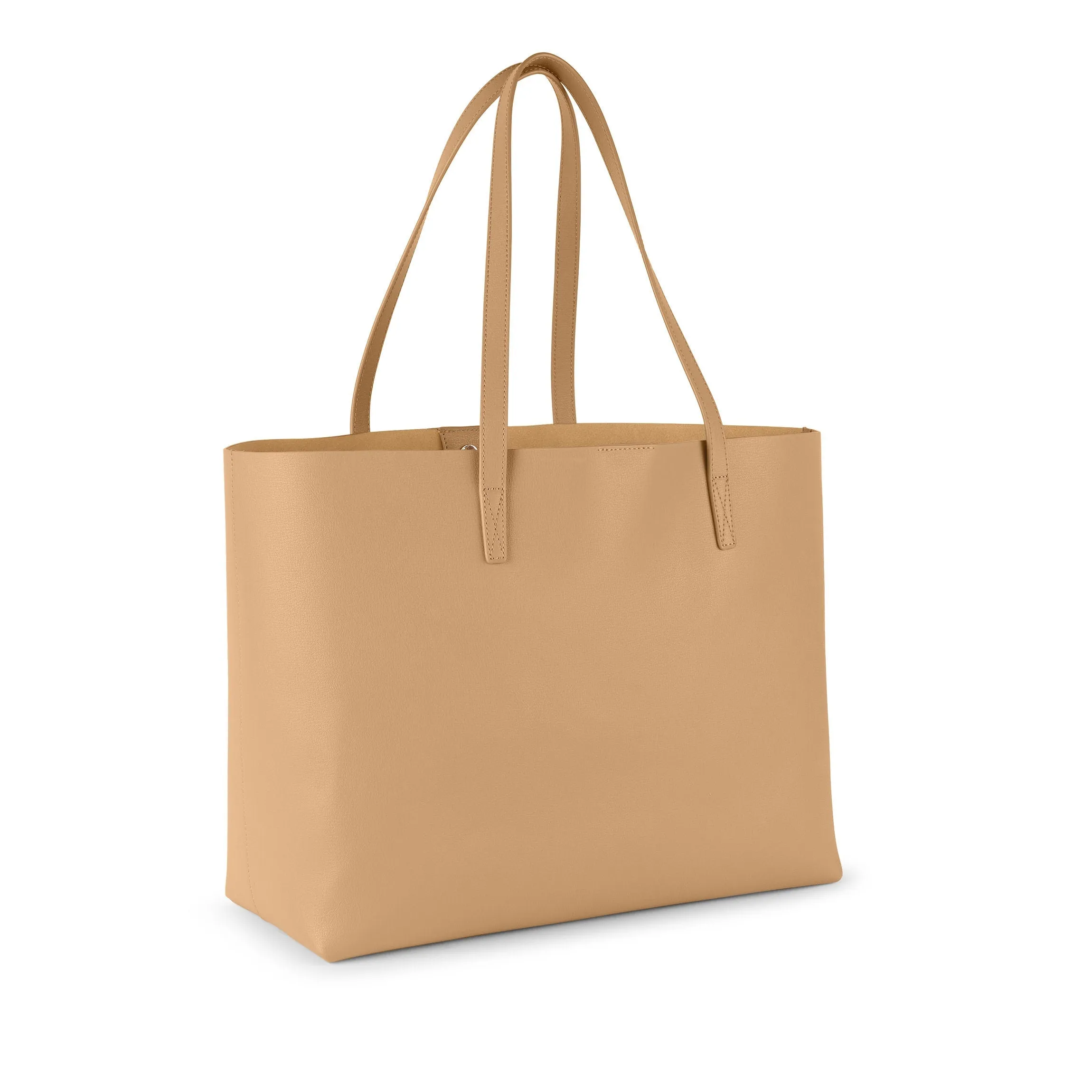 Belmont Structured Tote Tan