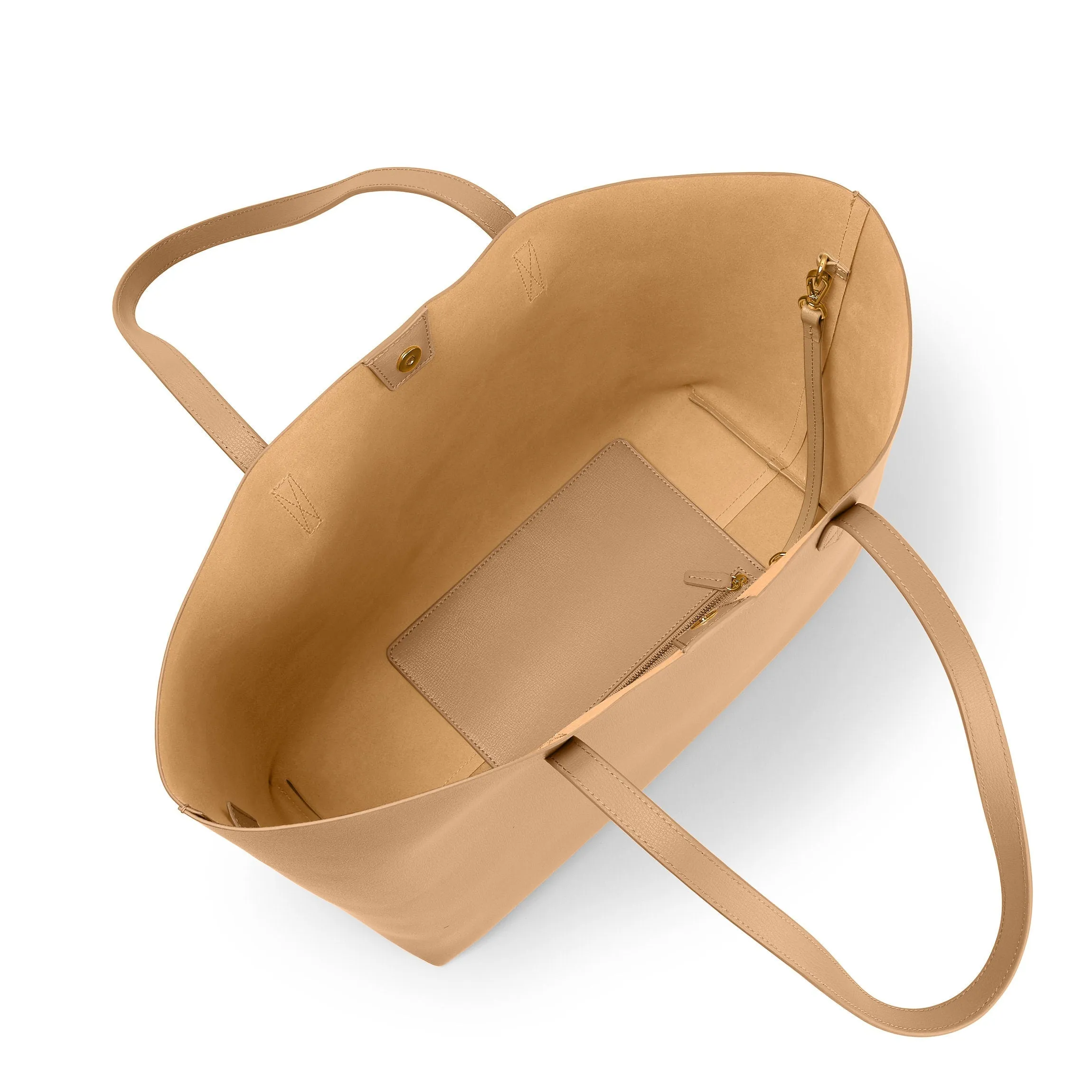 Belmont Structured Tote Tan