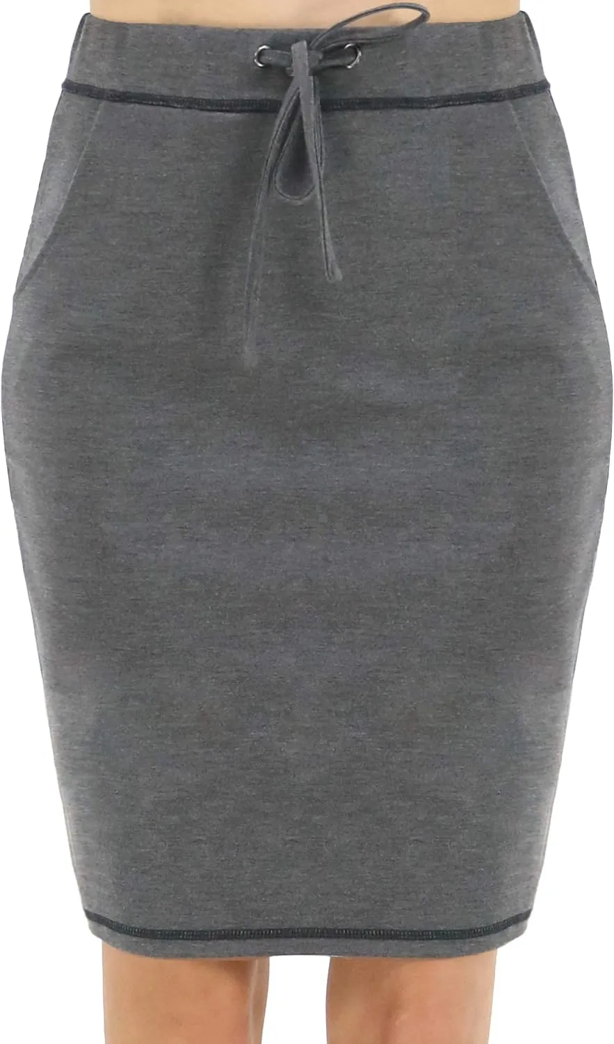 BENANCY Women's High Waist Stretch Pencil Skirt with Pockets