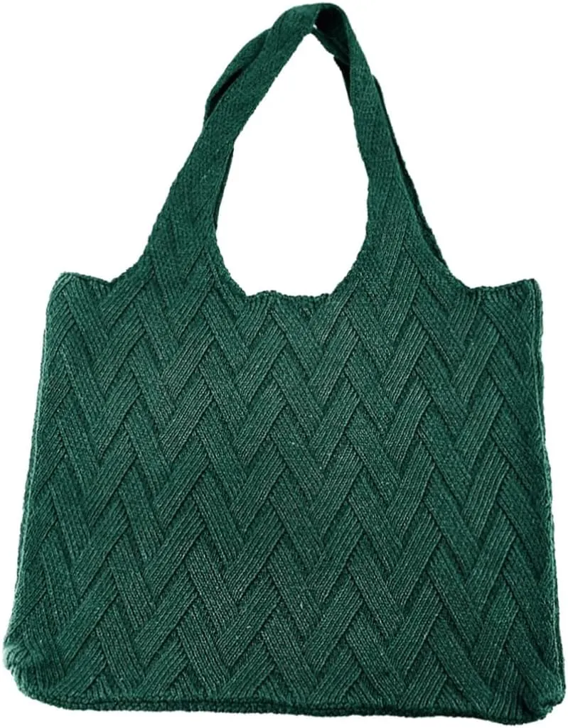 BESTYASH Simple and Casual Cotton Handbag Large Capacity Shoulder Bag for Women