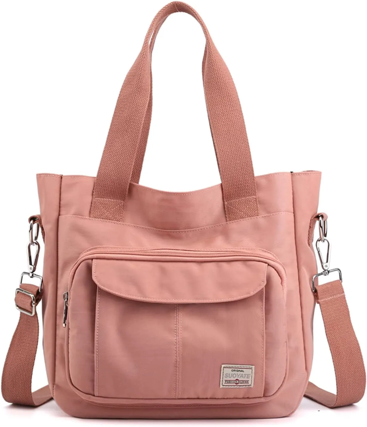 Blostirno Women's Casual Tote Purse Bag Shoulder Crossbody Large Capacity Nylon Top Handle Daily Handbag Work Bags