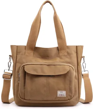 Blostirno Women's Casual Tote Purse Bag Shoulder Crossbody Large Capacity Nylon Top Handle Daily Handbag Work Bags