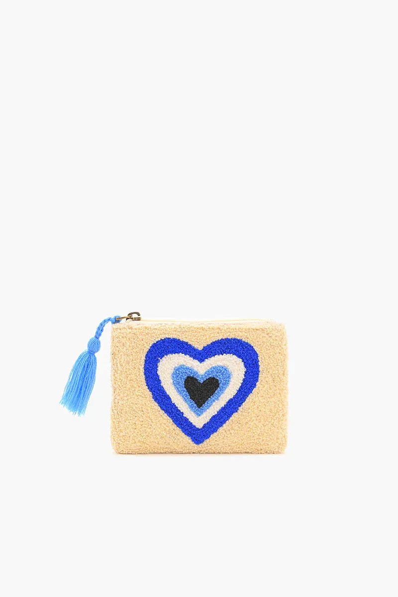Blue Symbolic Mini Pouch