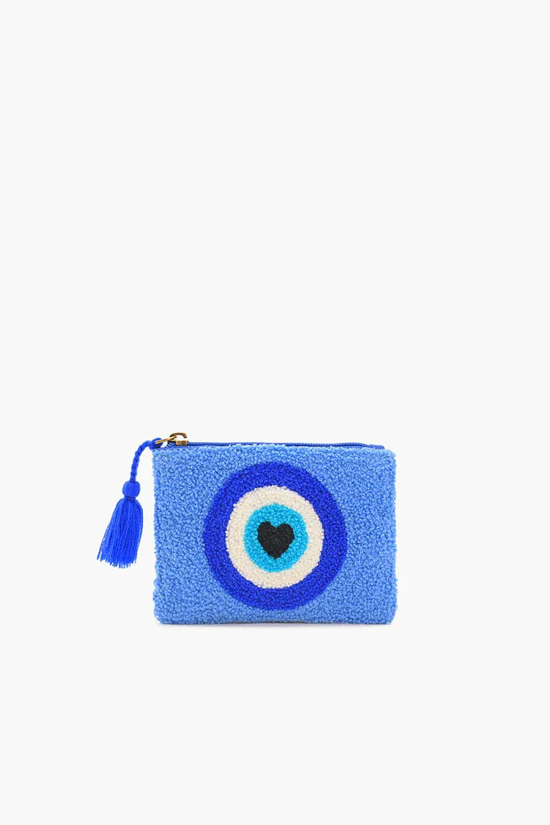 Blue Symbolic Mini Pouch