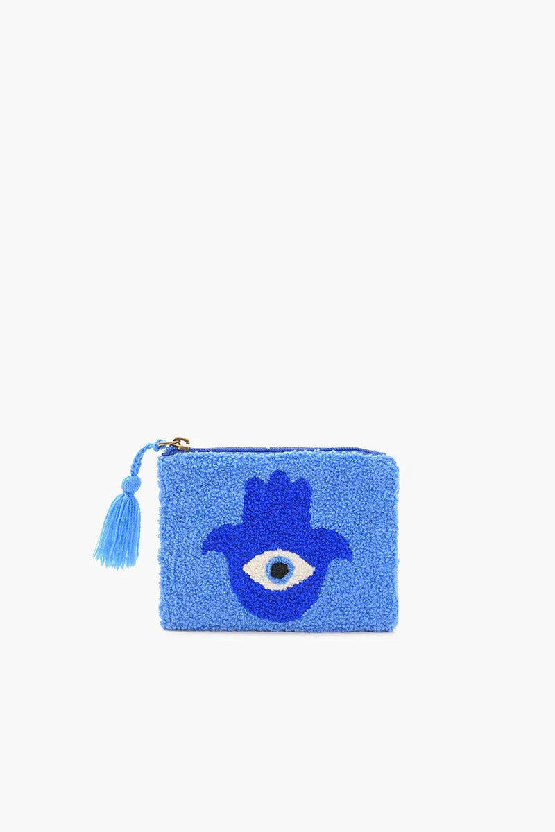 Blue Symbolic Mini Pouch
