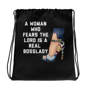 Boss Lady Drawstring Bag