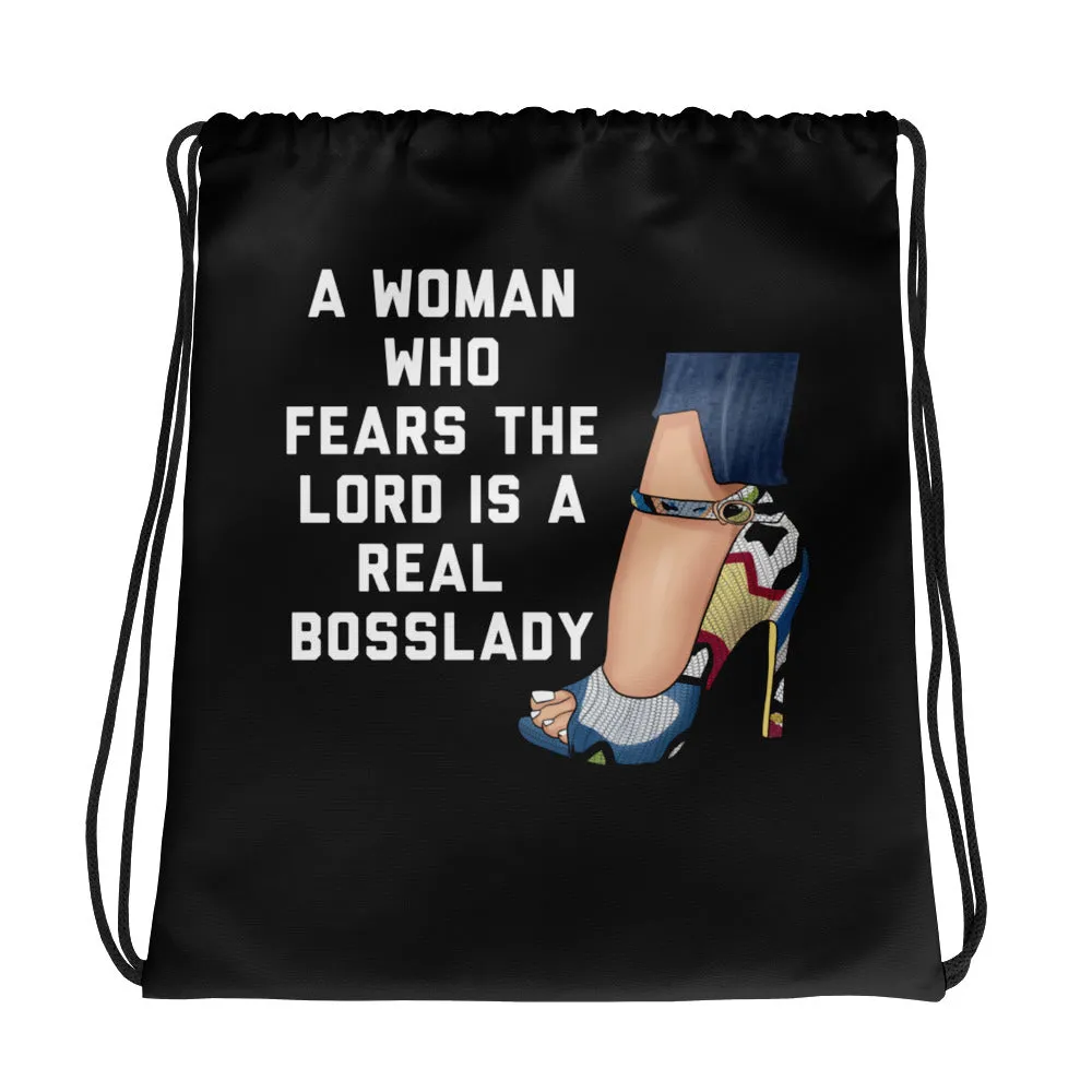 Boss Lady Drawstring Bag