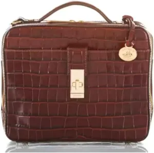 Brahmin Evie Cognac Trance Brown Crossbody