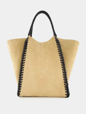 Braid Suede Tote Bag