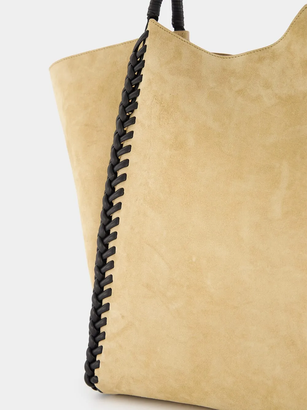 Braid Suede Tote Bag