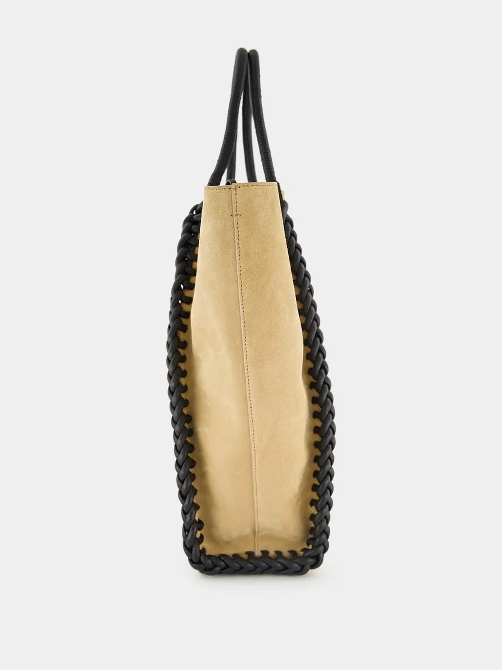 Braid Suede Tote Bag
