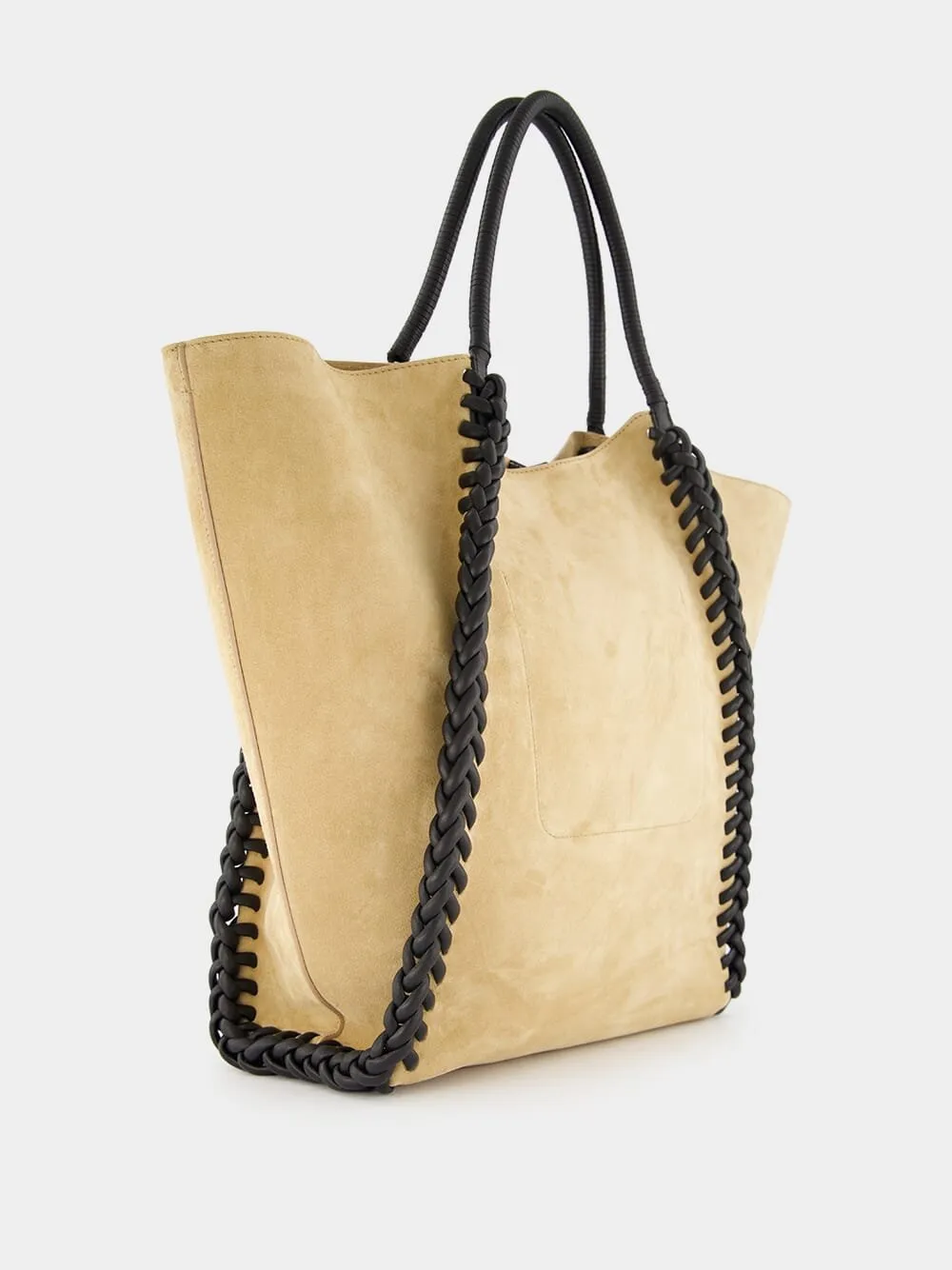 Braid Suede Tote Bag