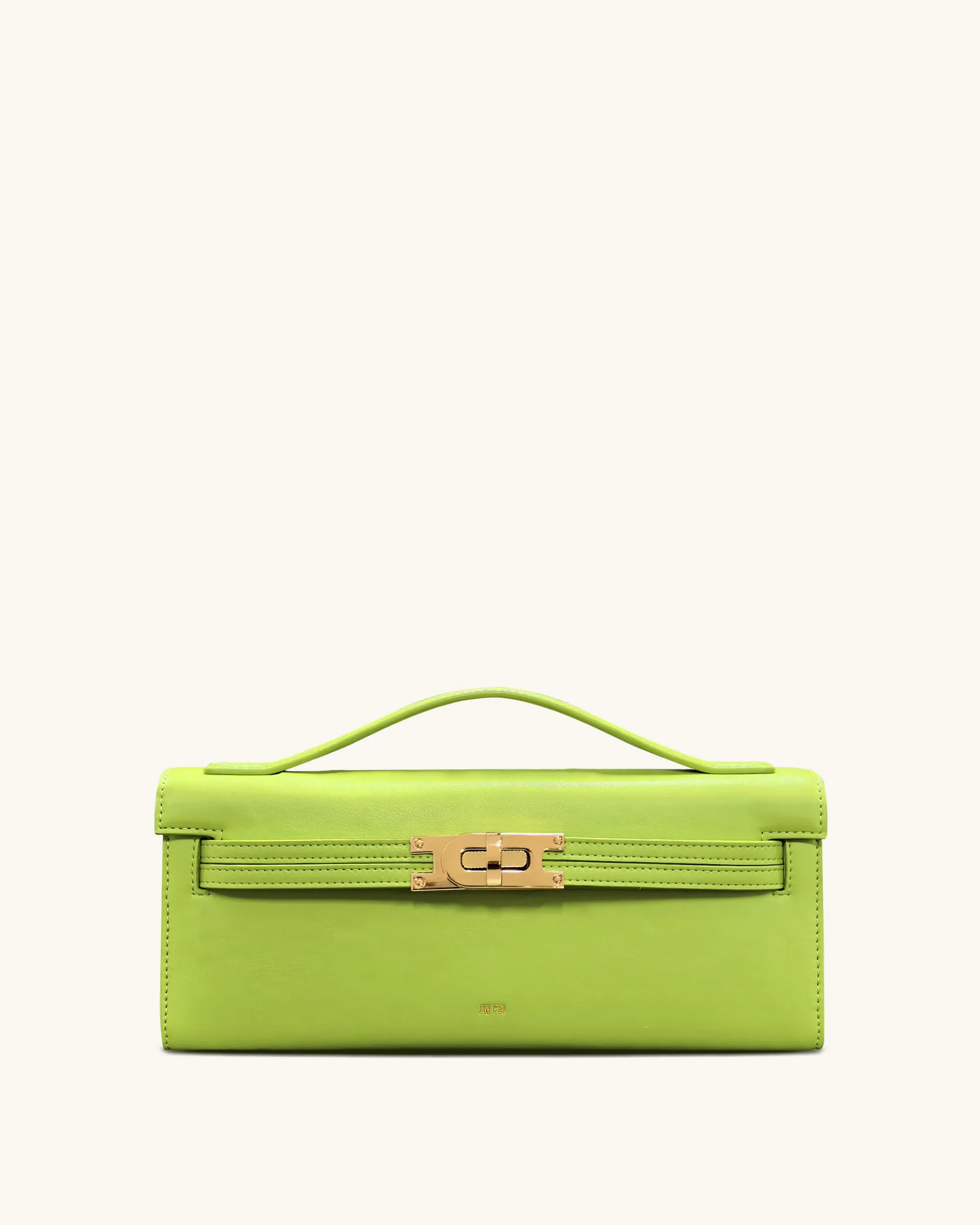 Bria Structured Top Handle Bag - Green