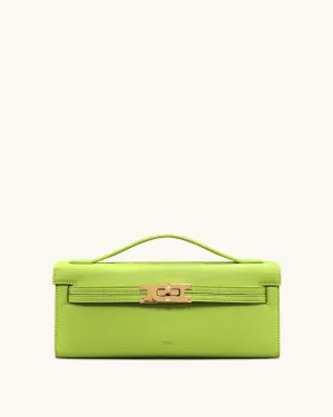 Bria Structured Top Handle Bag - Green