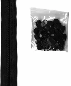 ByAnnie Zippers By The Yard 4 Yds Black ZIPYD-105