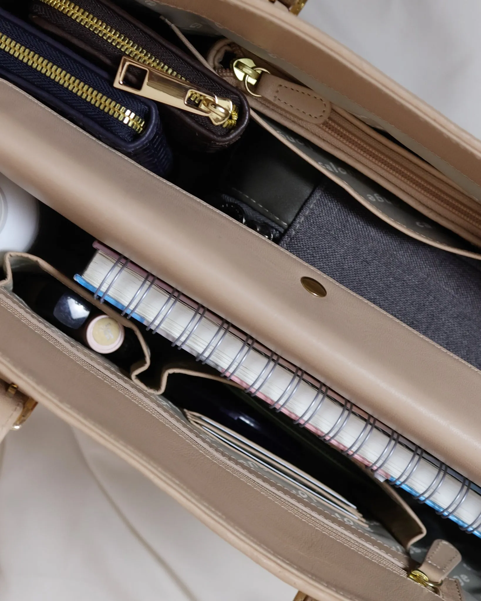 CA 1136 - TOTE BAG - BEIGE MULTI