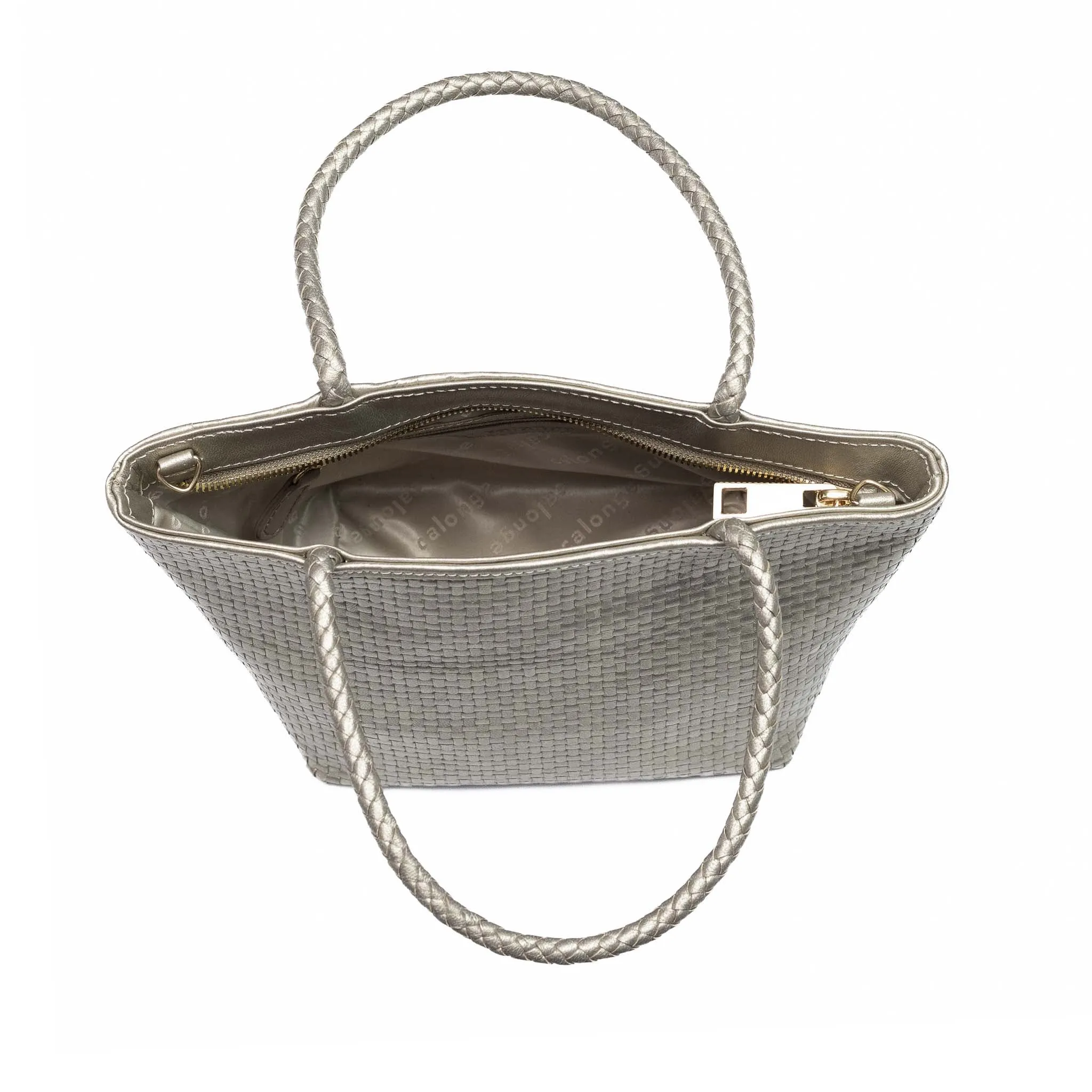 CA 1564 - MINI TOTE BAG - METALLIC CHAMPAGNE