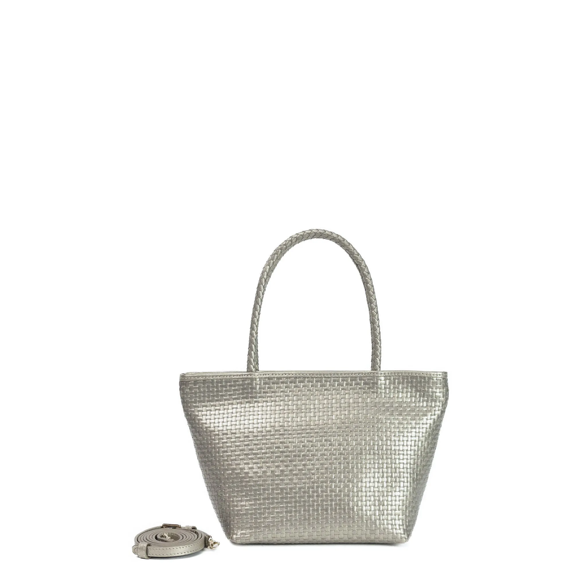 CA 1564 - MINI TOTE BAG - METALLIC CHAMPAGNE