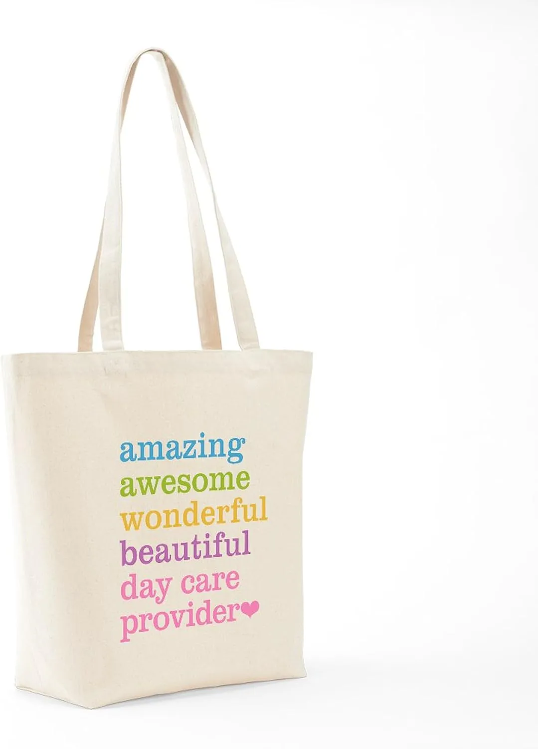 CafePress Day Care Provider Tote Bag Reusable Natural Beige Canvas Shopping Bag