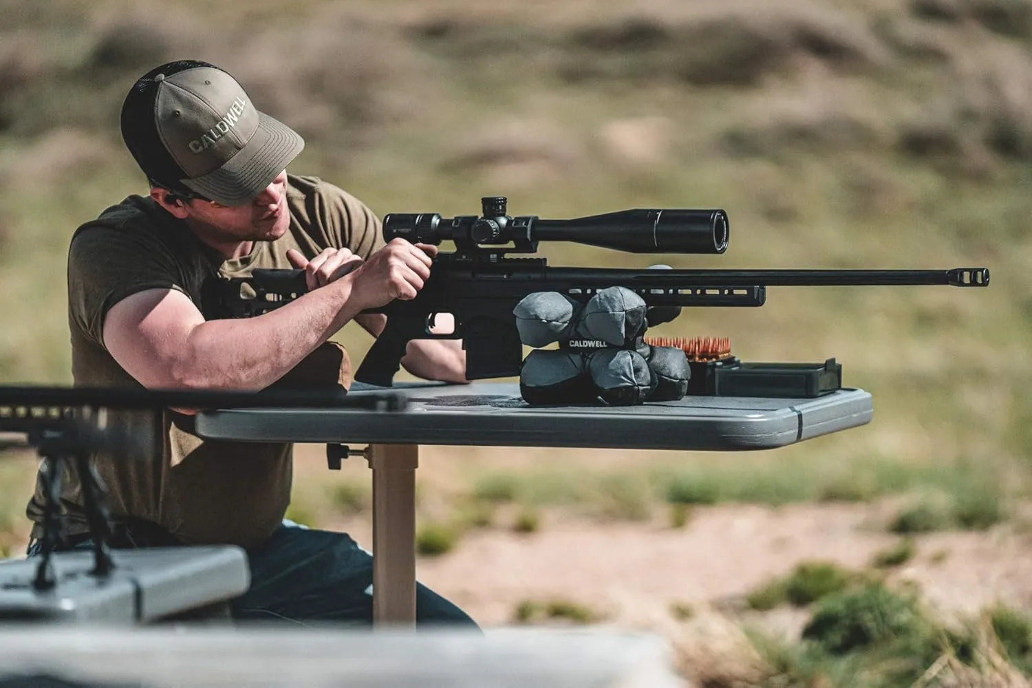 Caldwell Tack Driver X Bags with Rubberized Base, Non-Absorbent Filling and Adjustable Strap for Hunting, Sighting in Firearms, and Target Shooting