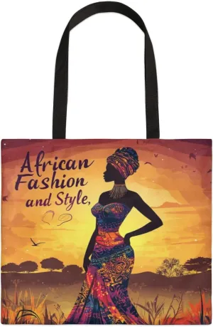 Canvas Tote Bag for Women - Black Girls Large Casual Shoulder Handbag Tote Purse - Reusable Grocery Shopping Bag