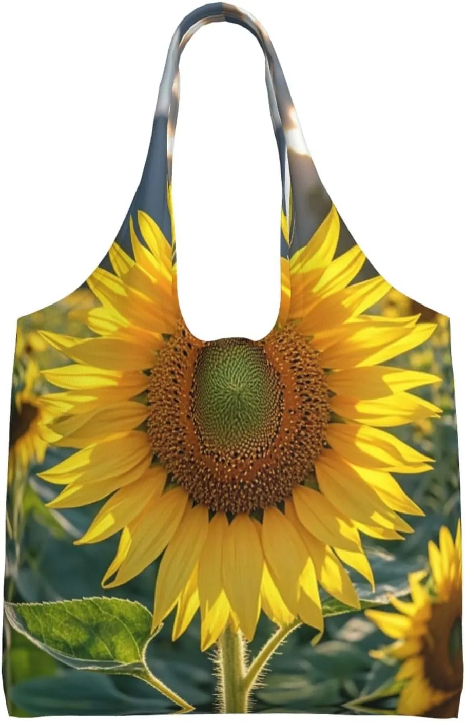 Canvas Tote Bag Lightweight Reusable Grocery Shopping Bag Tractor farm Handbag for Women Men