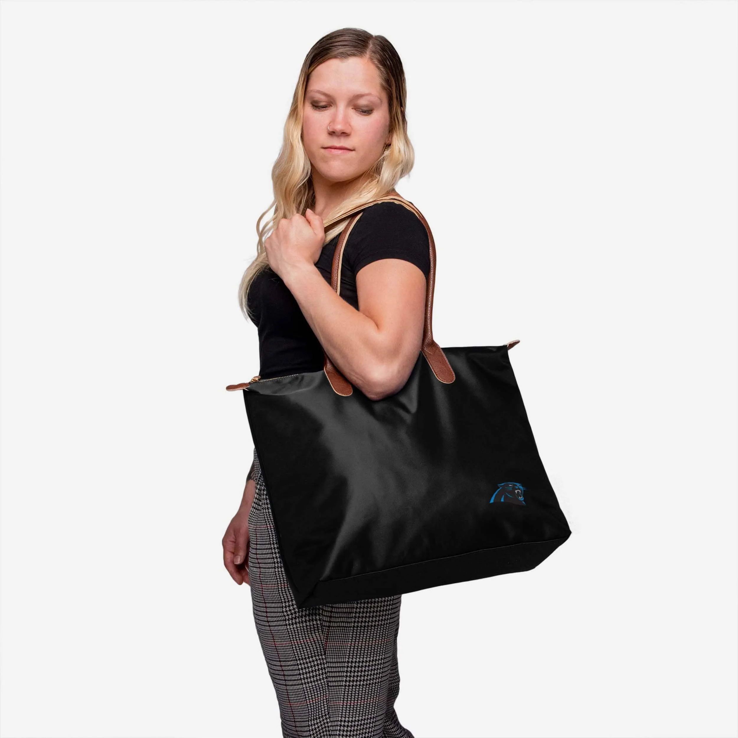 Carolina Panthers Bold Color Tote Bag