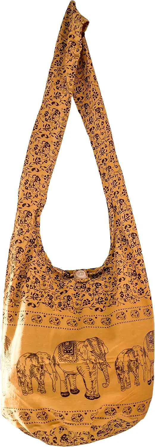 CCcollections Tie Dye Sling Shoulder Bag Cotton Crossed body bag shopping Many Printed