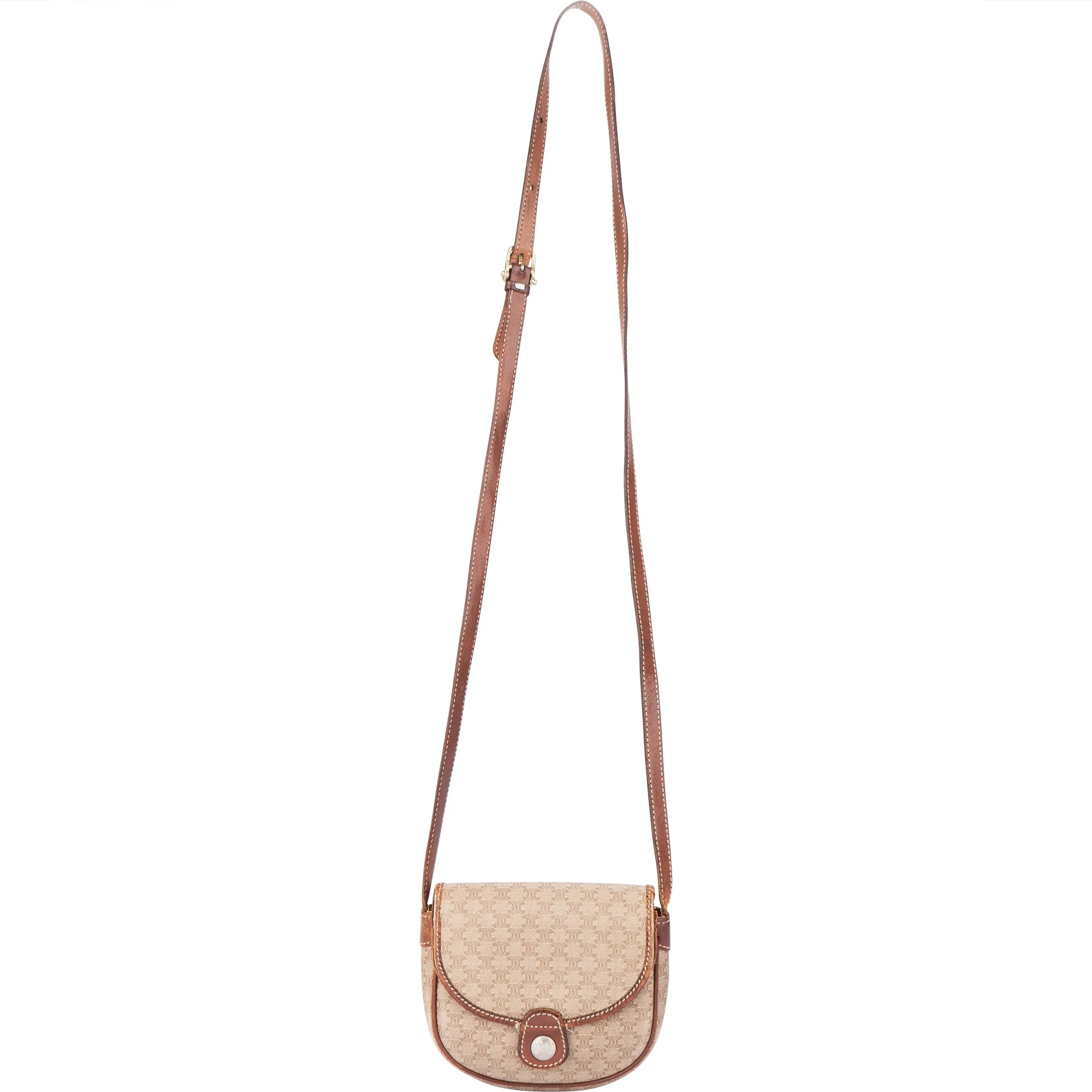 Celine Maccadam Monogram Mini Crossbody Bag