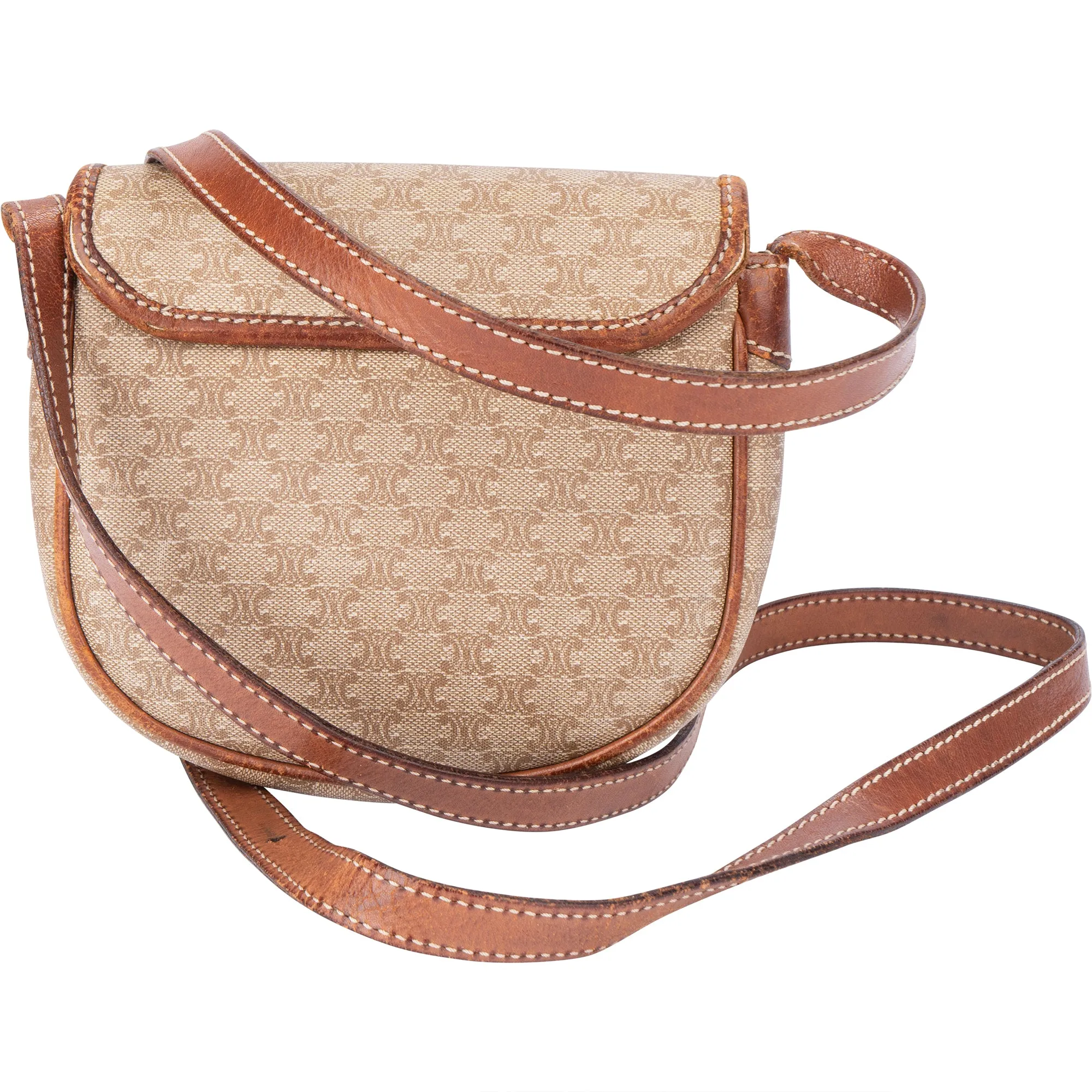Celine Maccadam Monogram Mini Crossbody Bag