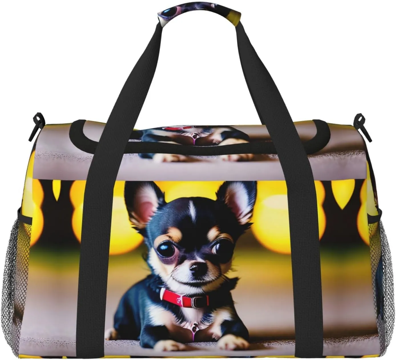 Chihuahua Dog print Weekender Overnight Carry On Bag Gym Luggage Bag Duffel Bag for Travel Women