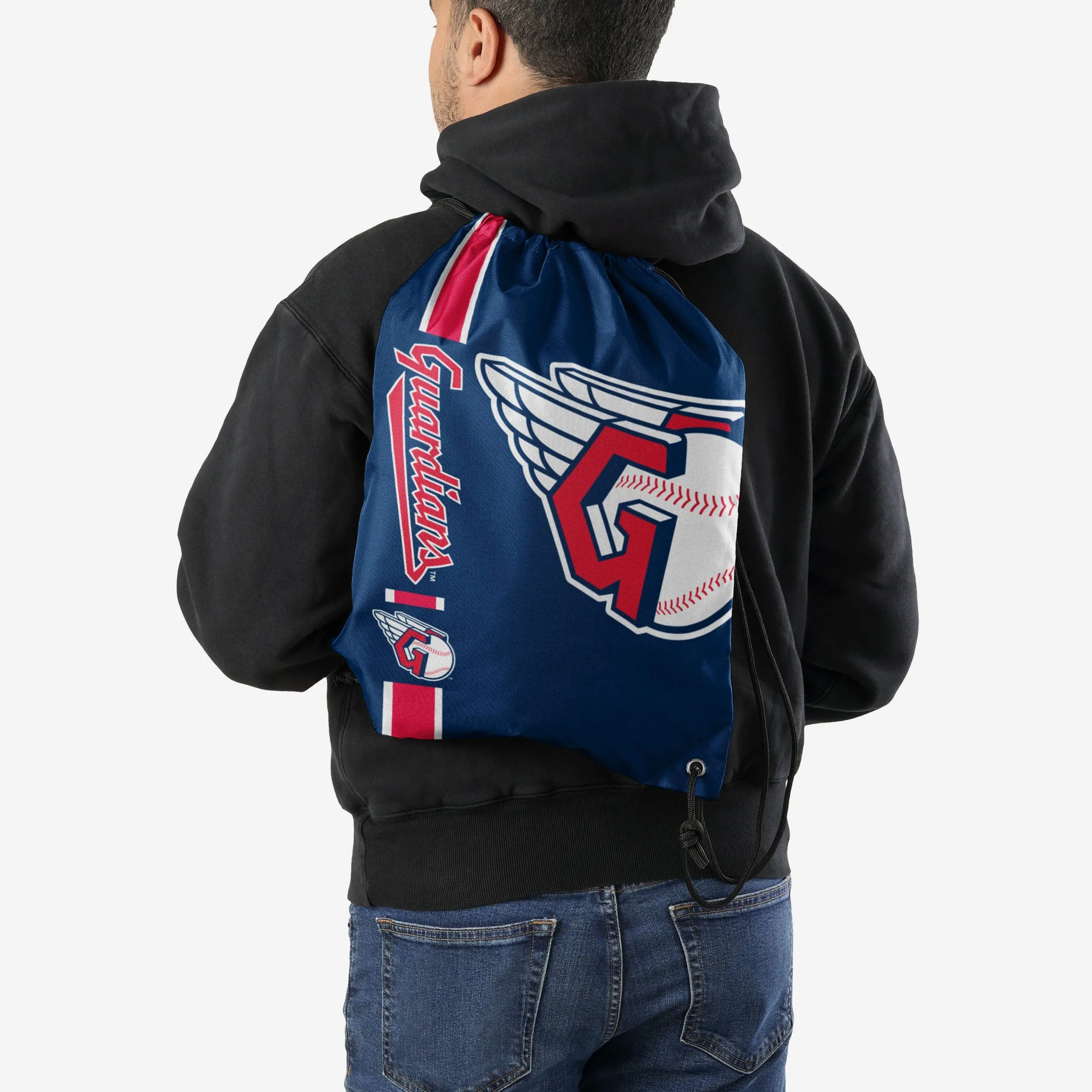 Cleveland Guardians Big Logo Drawstring Backpack