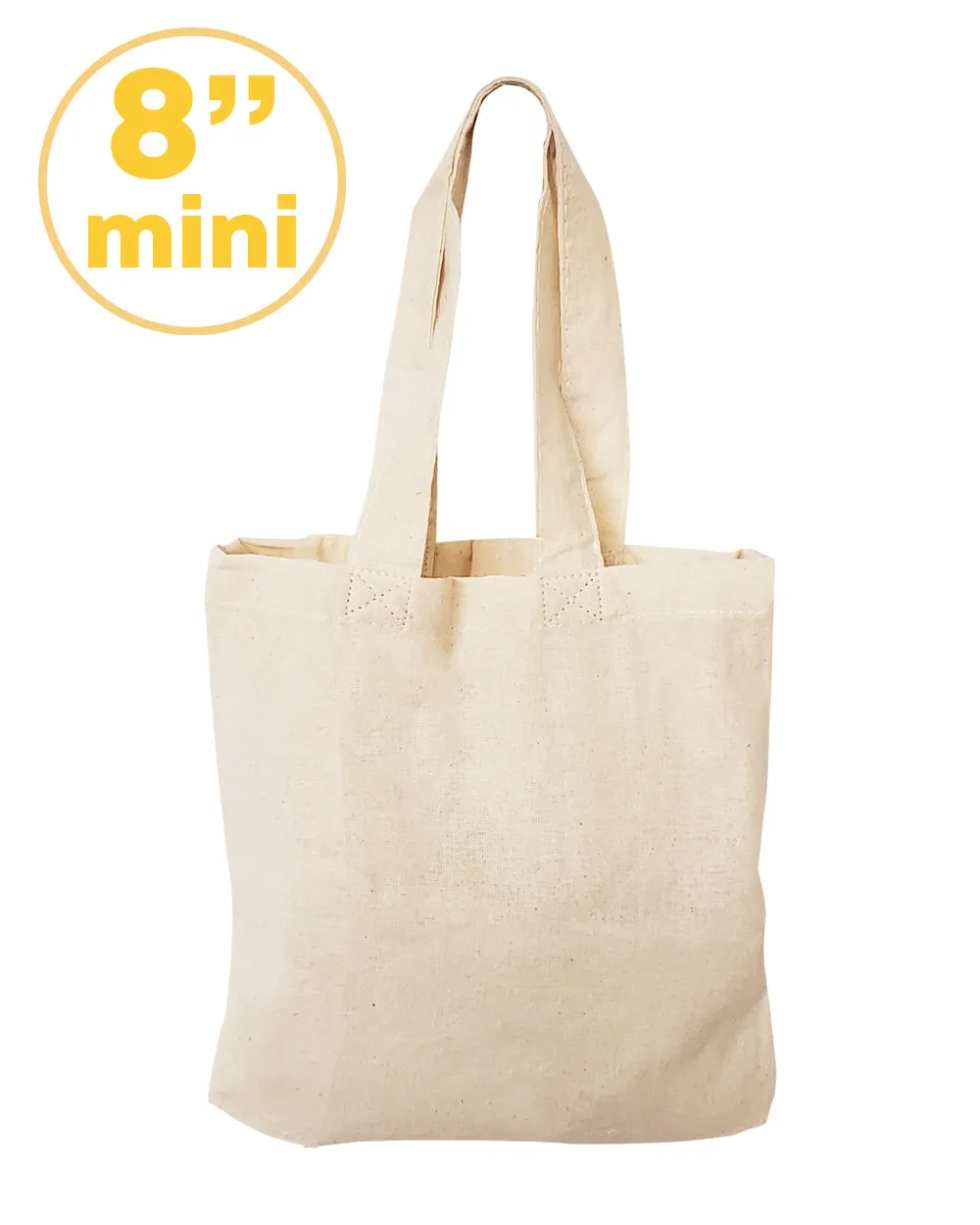 Closeout 8 in MINI Cotton Tote Bag - TB108