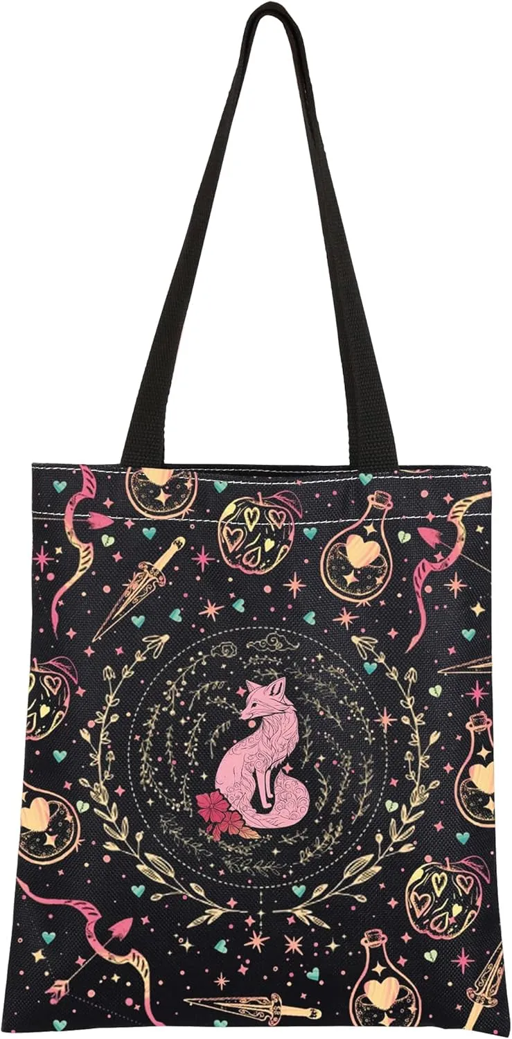 CMNIM The Archer & The Fox Merch Tote Bag ONCE Series Gifts Fantasy Book Reader Gifts Romantasy Shoulder