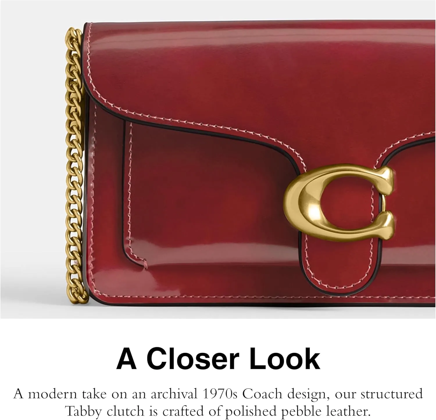Coach Tabby Chain Clutch