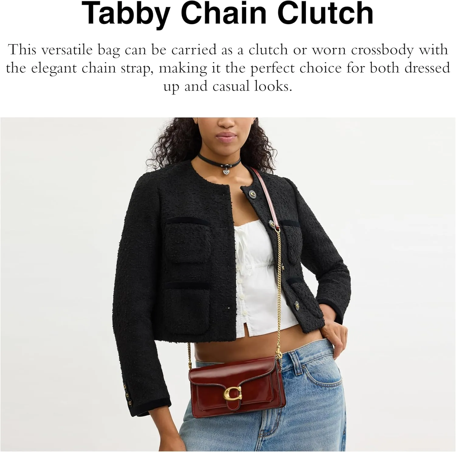 Coach Tabby Chain Clutch