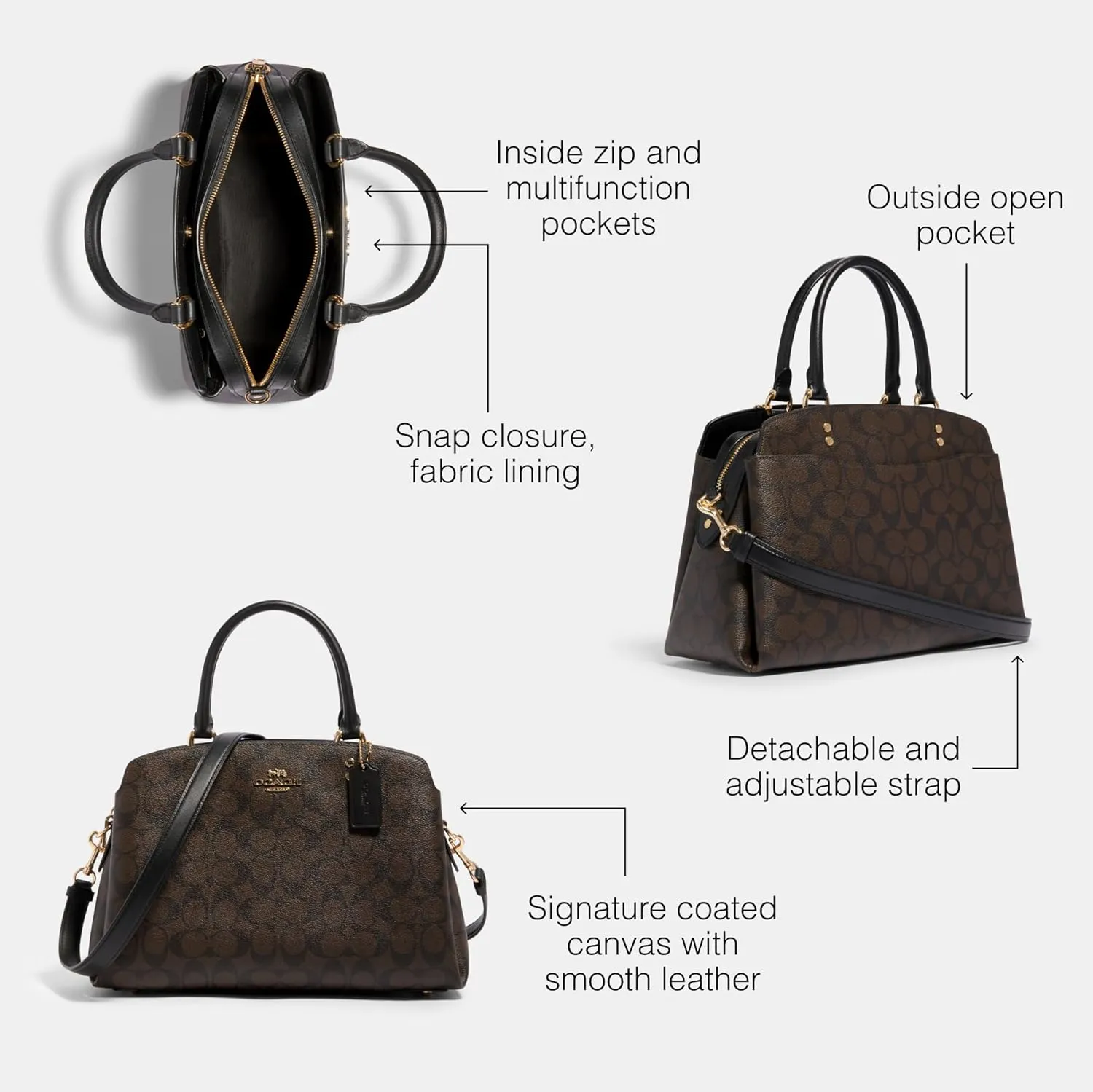 Coach Unisex Lillie Carryall
