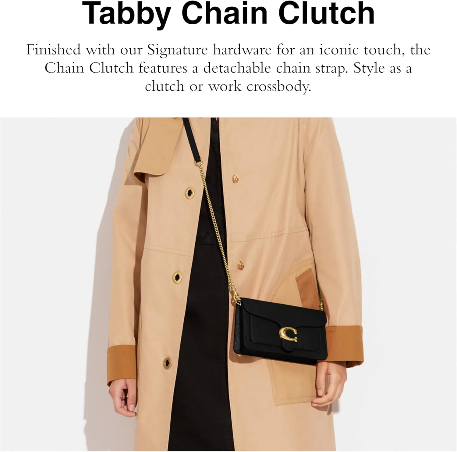 Coach Women's Tabby Chain Clutch