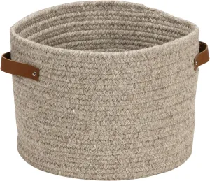 Colonial Mills Monaco Basket, 14"x14"x10", Grey